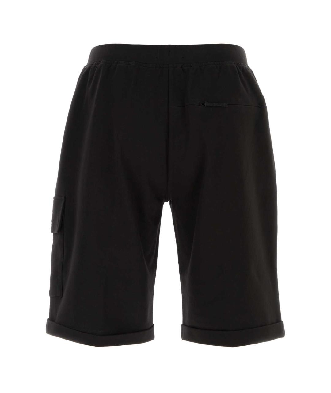CP COMPANY Черные хлопковые шорты, фото 2