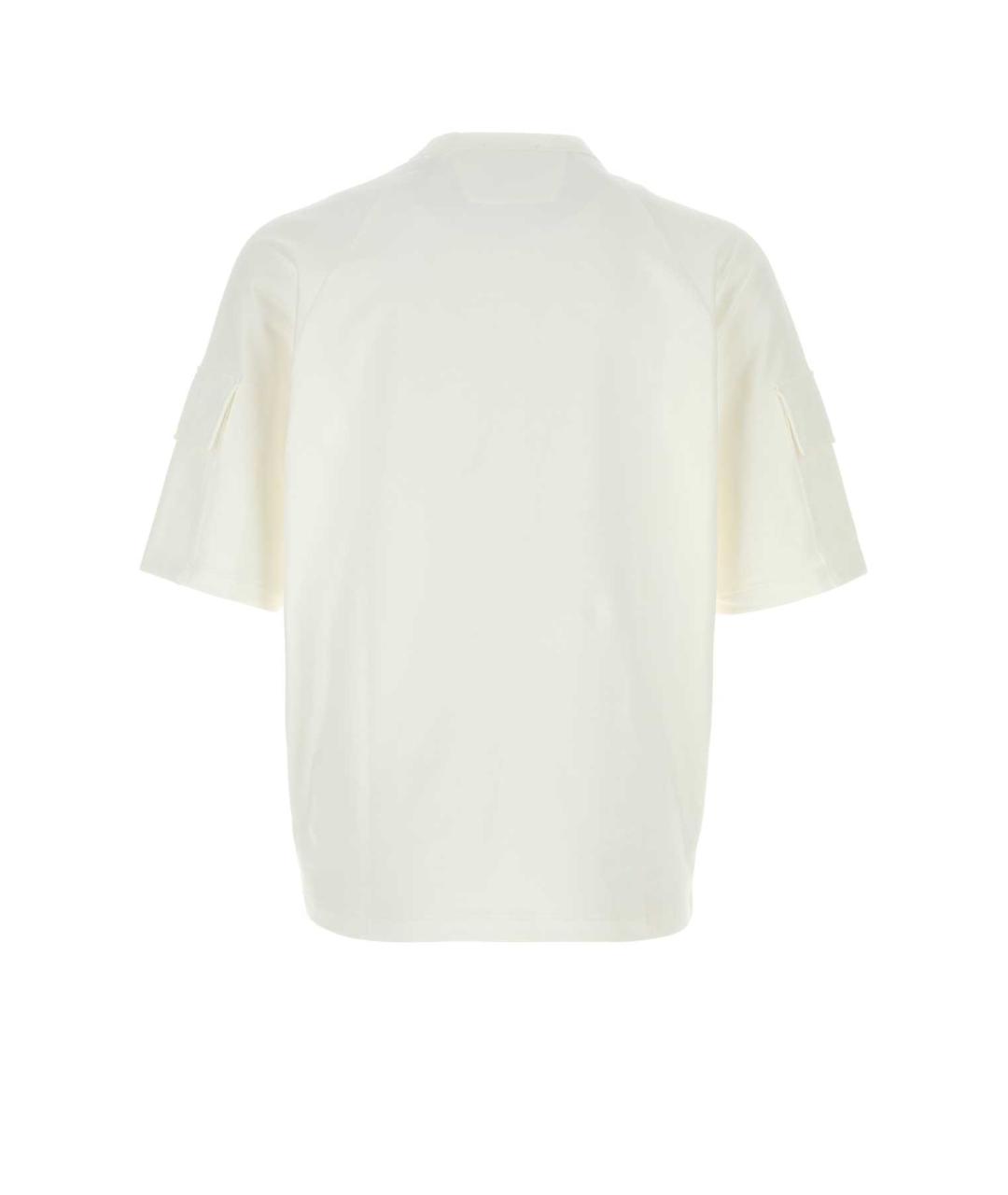 CP COMPANY Белый хлопковый джемпер / свитер, фото 2