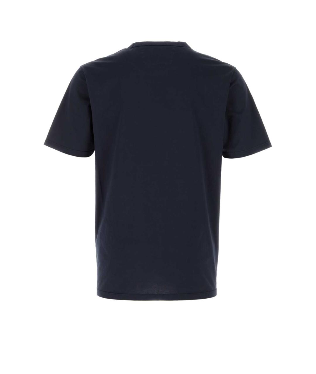 CP COMPANY Синяя хлопковая футболка, фото 2