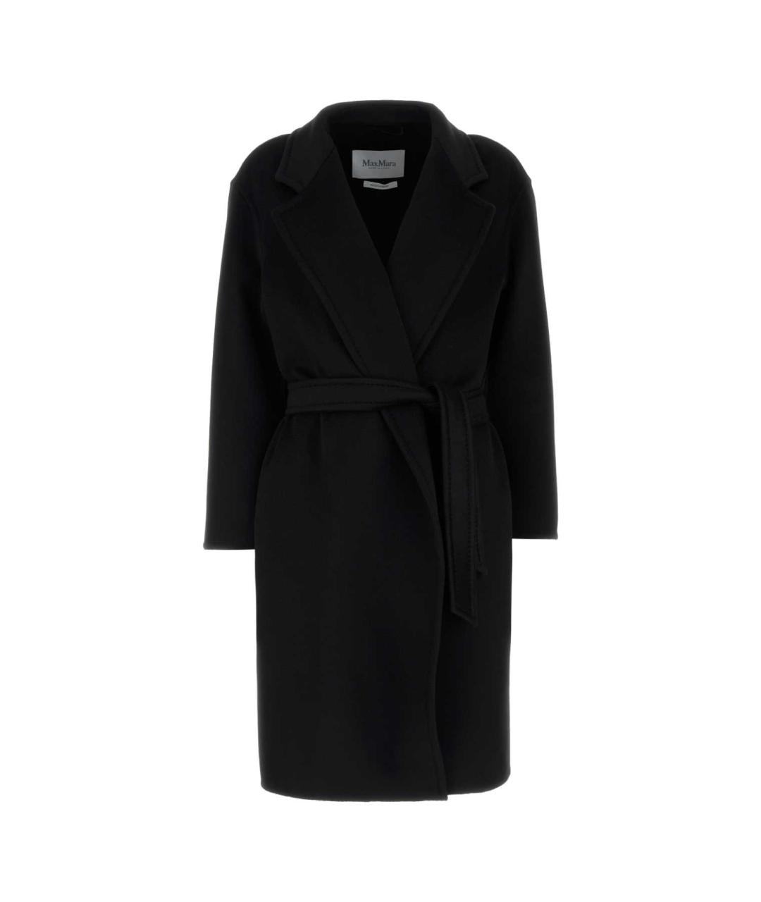 MAX MARA Черное кашемировое пальто, фото 1