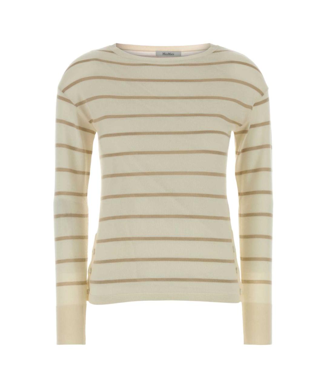MAX MARA Бежевый кашемировый джемпер / свитер, фото 1