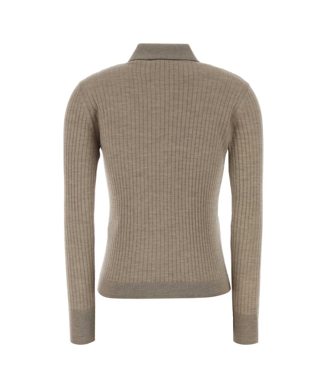 MAX MARA Бежевый кашемировый джемпер / свитер, фото 2