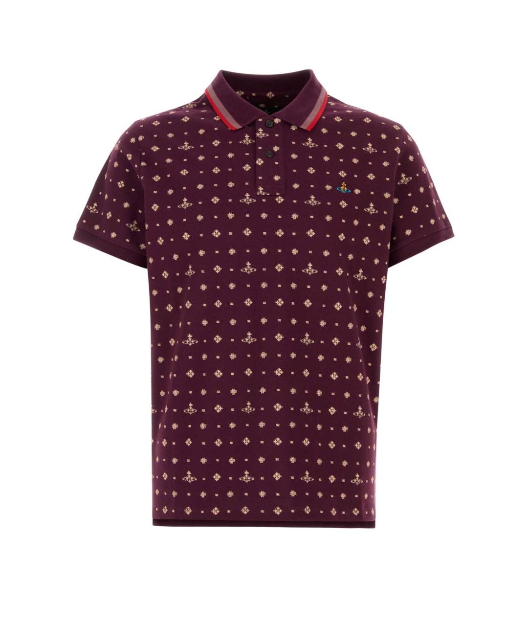 VIVIENNE WESTWOOD Мульти хлопковое поло с коротким рукавом, фото 1