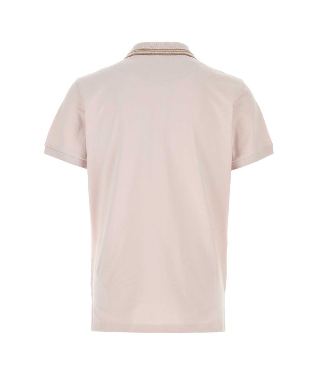 VIVIENNE WESTWOOD Розовое хлопковое поло с коротким рукавом, фото 2