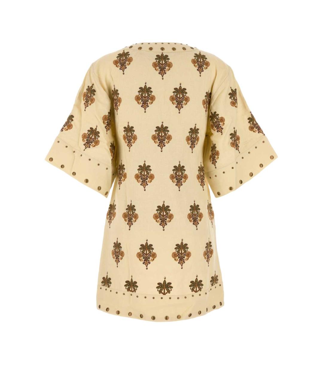 FARM RIO Мульти льняное платье, фото 2