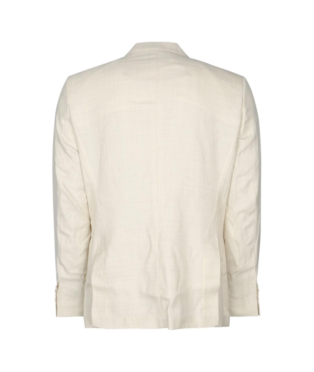 HUGO BOSS Белый шерстяной пиджак, фото 2