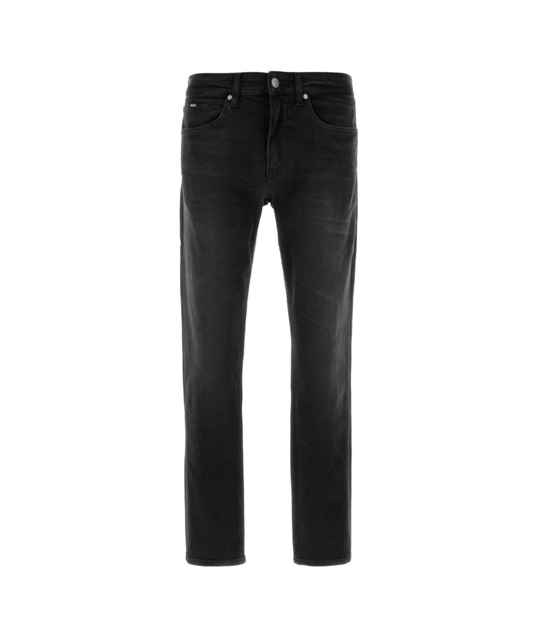 HUGO BOSS Черные хлопковые джинсы, фото 1