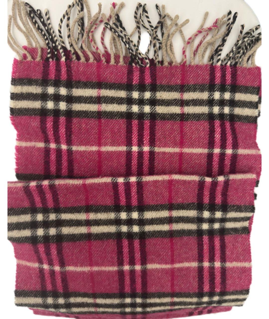 BURBERRY Мульти шерстяной шарф, фото 2