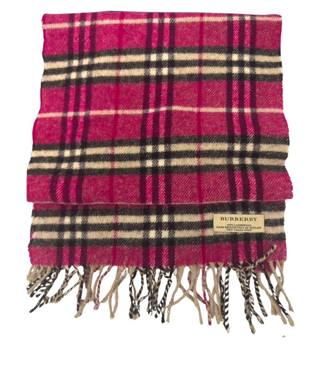 BURBERRY Мульти шерстяной шарф, фото 1