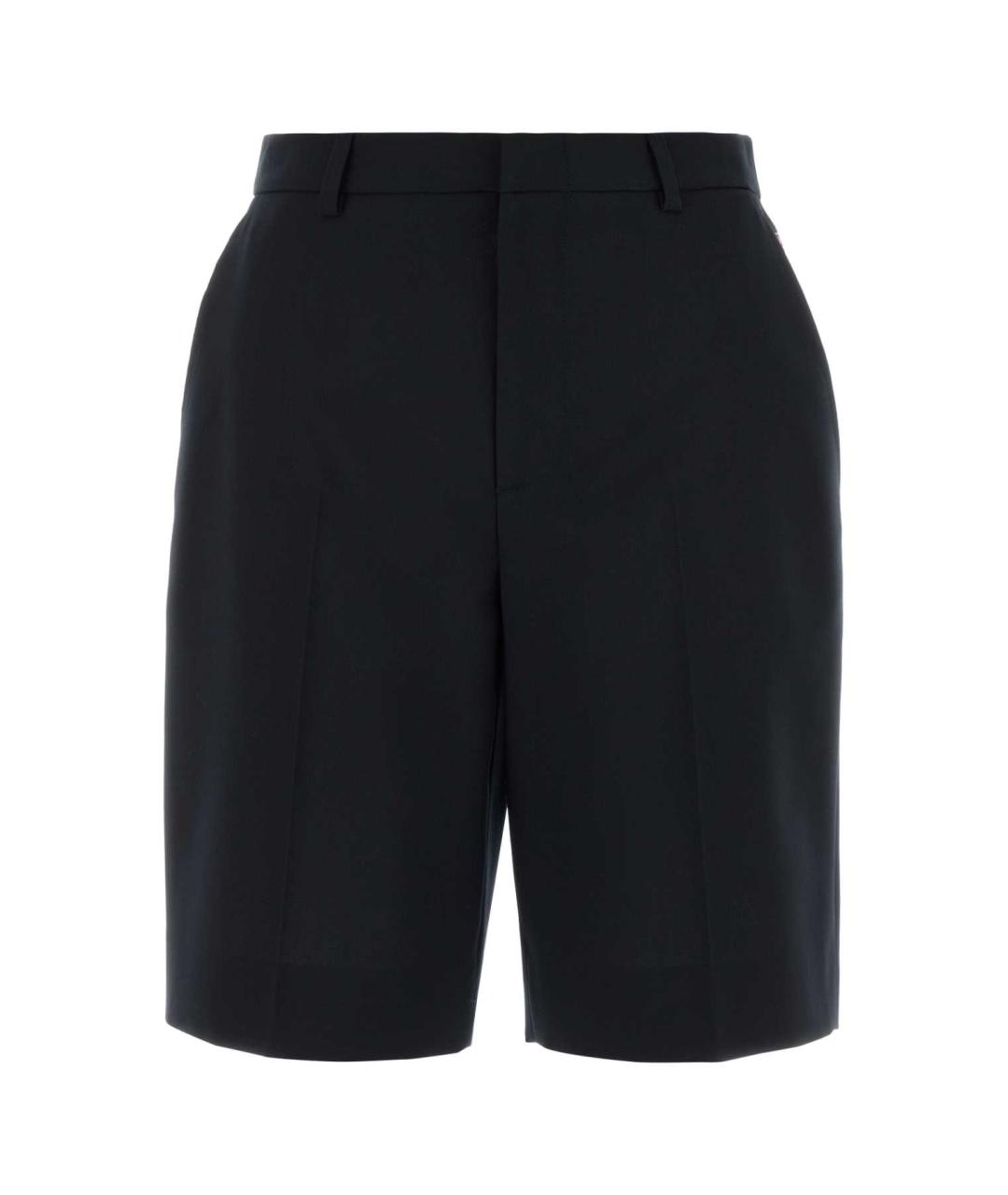 GUCCI Темно-синие шерстяные шорты, фото 1