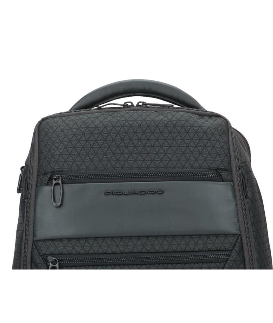 PIQUADRO Черный рюкзак, фото 3