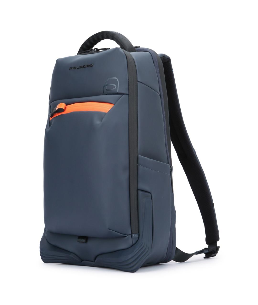 PIQUADRO Синий синтетический рюкзак, фото 2