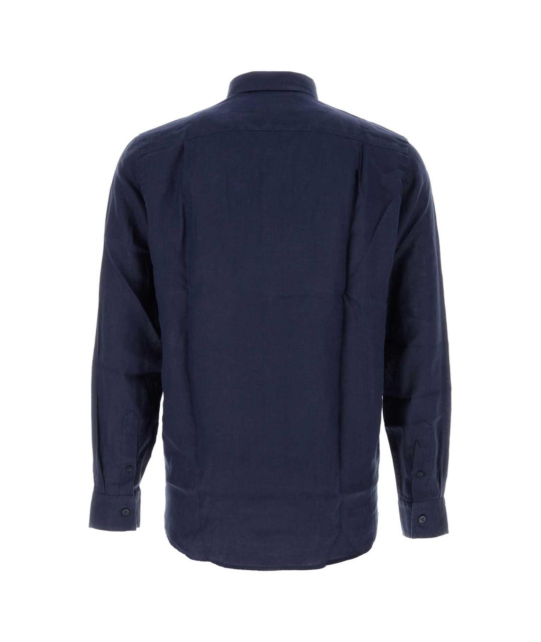 VILEBREQUIN Синяя льняная кэжуал рубашка, фото 2