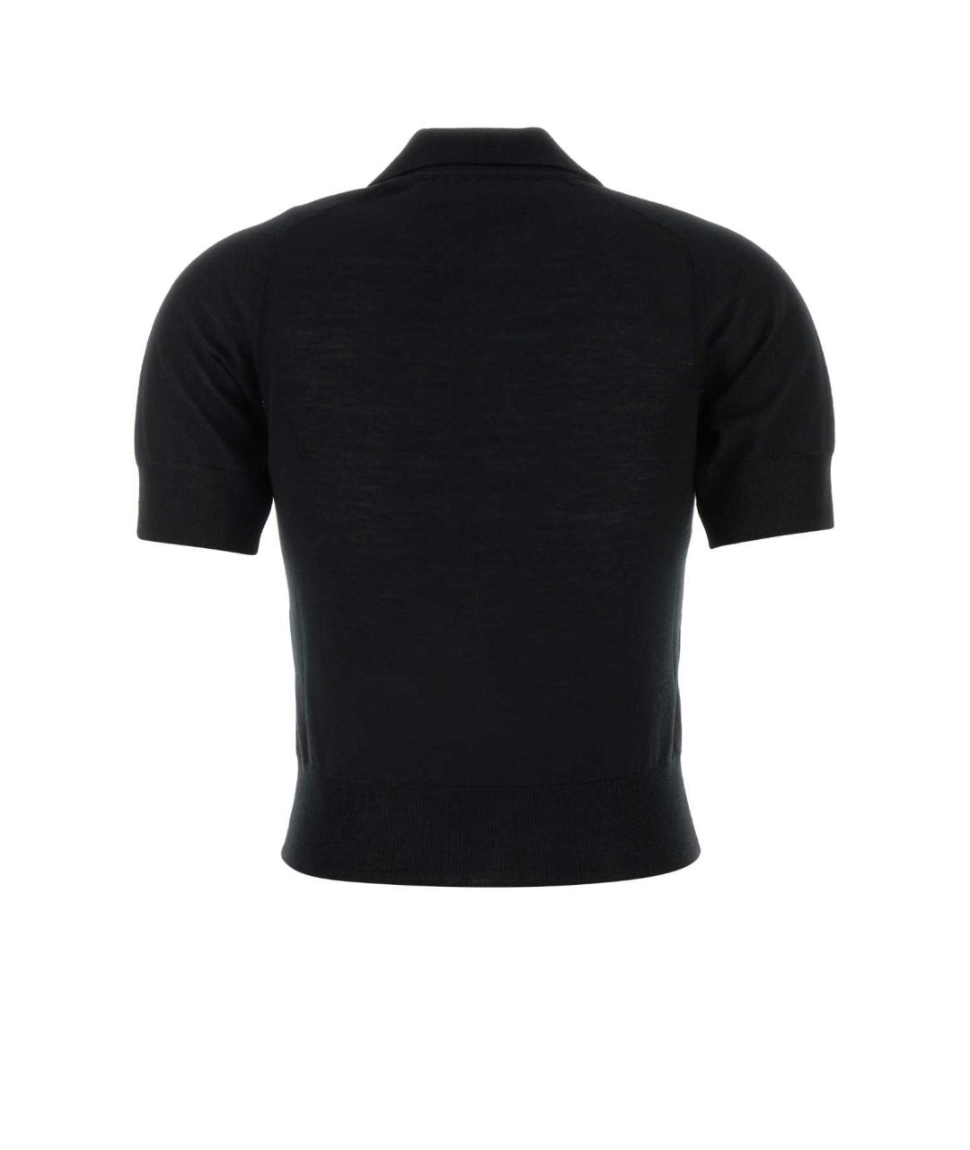 Ami Paris Черная шерстяная футболка, фото 2