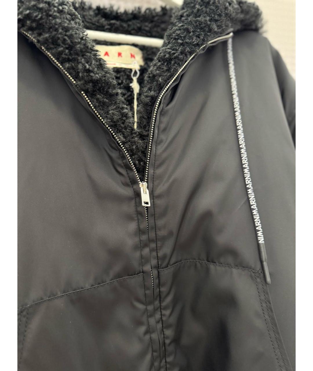 MARNI Черная полиамидовая куртка, фото 4