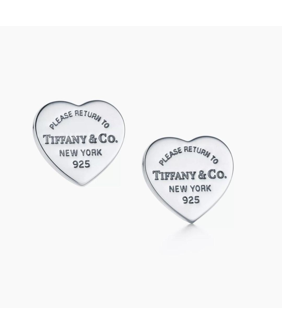 TIFFANY&CO Серебряные серебряные серьги, фото 4