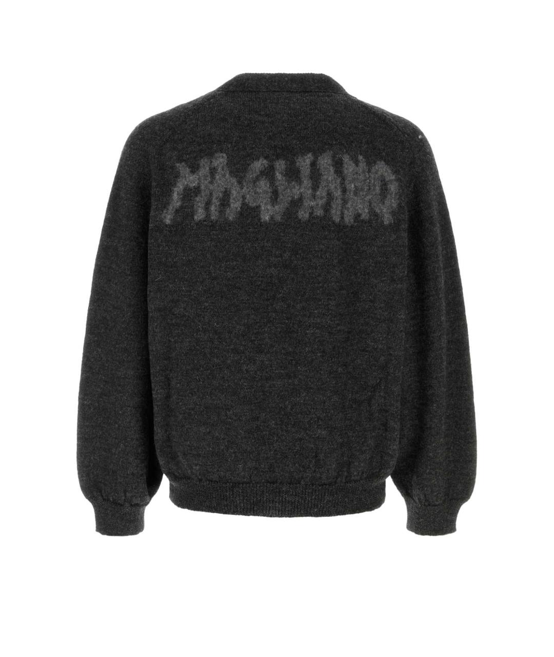 MAGLIANO Черный шерстяной кардиган, фото 2