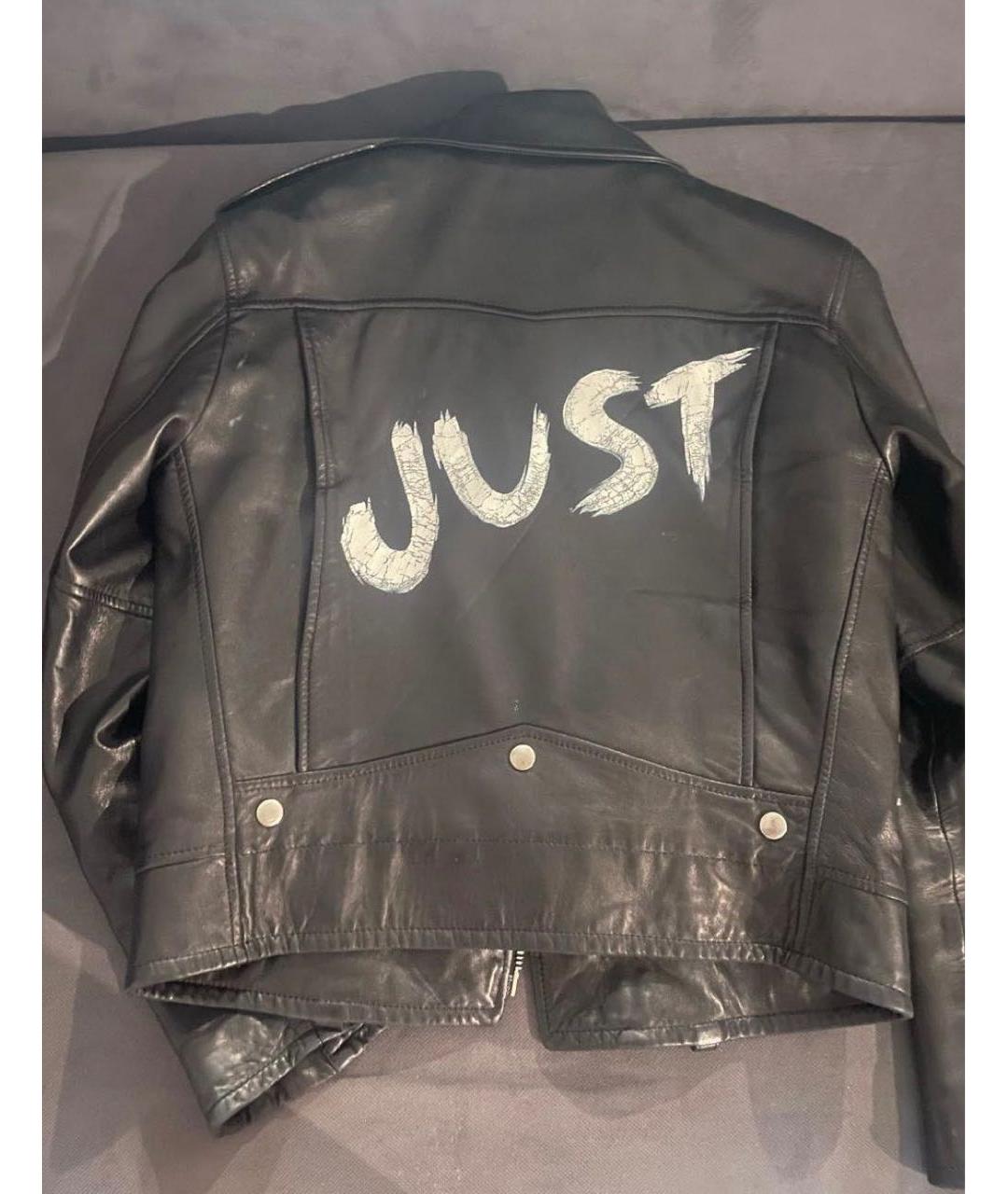 SAINT LAURENT Черная кожаная куртка, фото 2