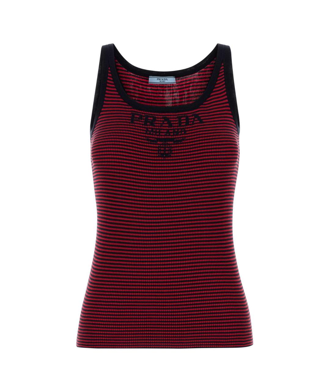 PRADA Мульти шелковая майка, фото 1