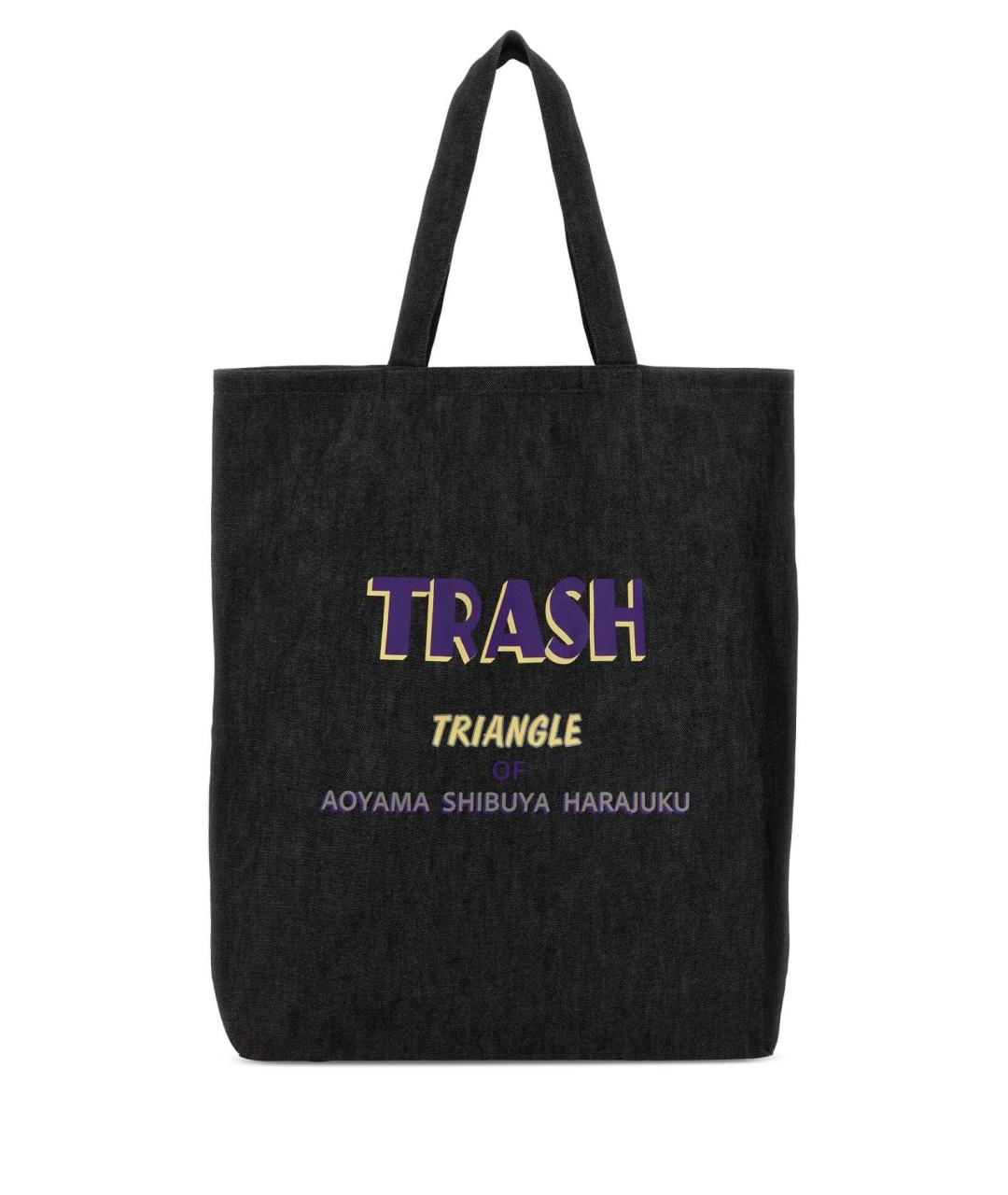 NEEDLES Черная тканевая сумка тоут, фото 1