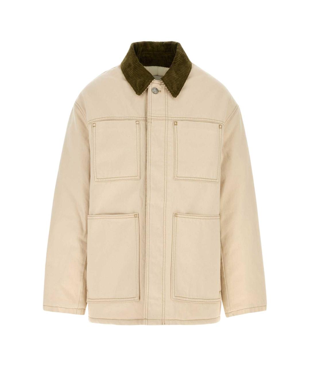 Ami Paris Бежевая хлопковая куртка, фото 1