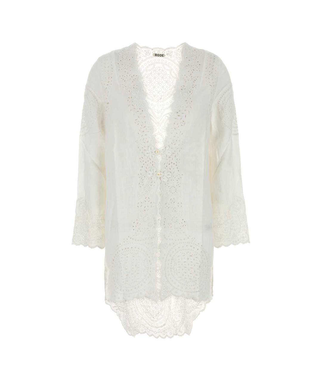 BODE Белая льняная рубашка, фото 1