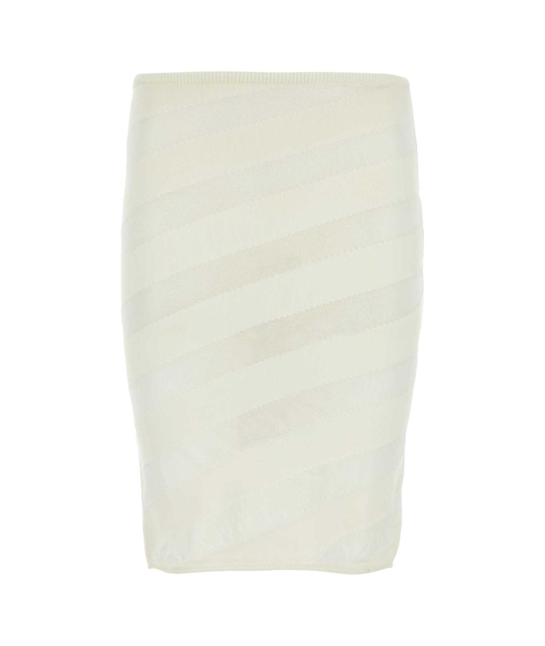 GIMAGUAS Белая вискозная юбка миди, фото 1