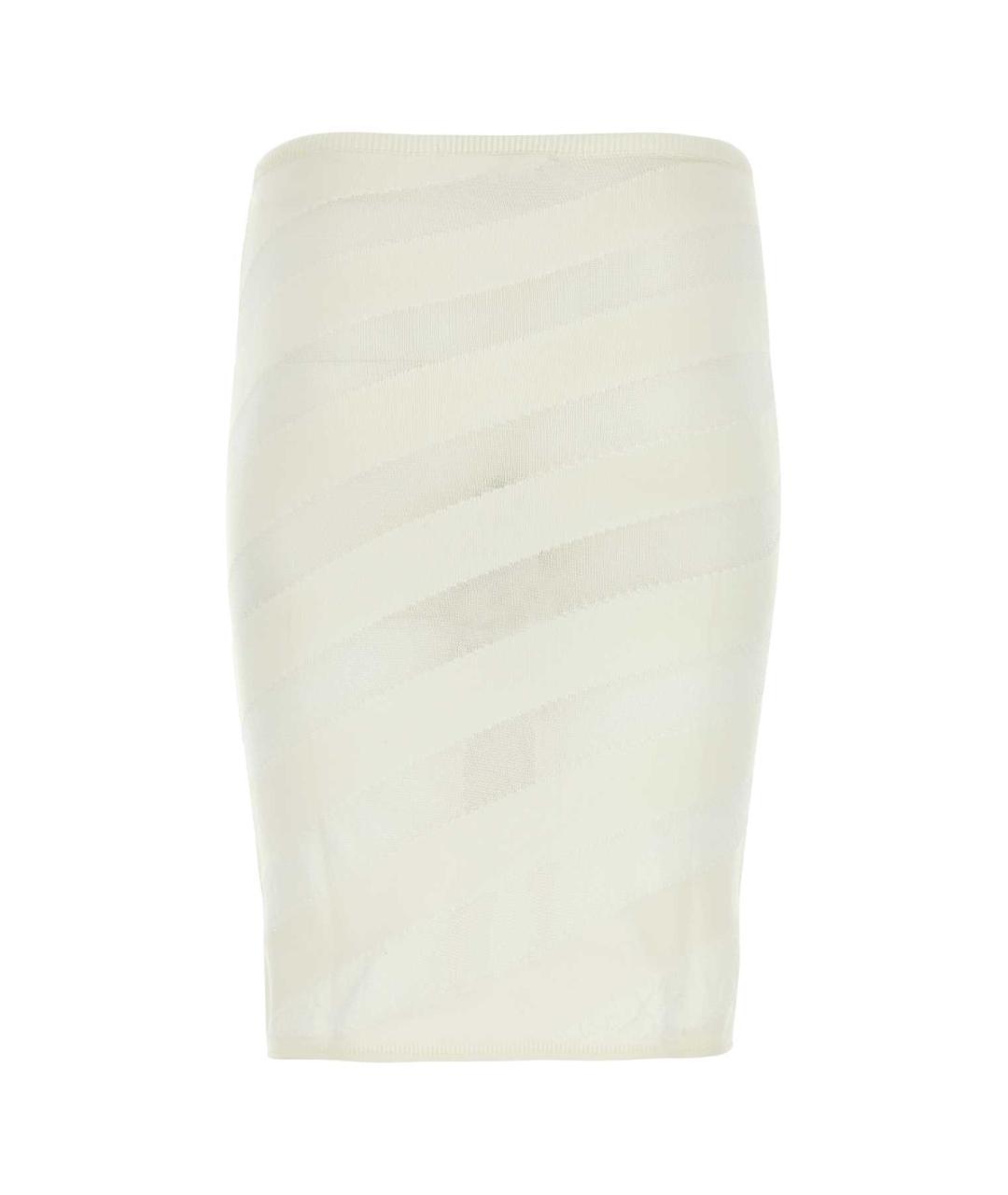 GIMAGUAS Белая вискозная юбка миди, фото 2