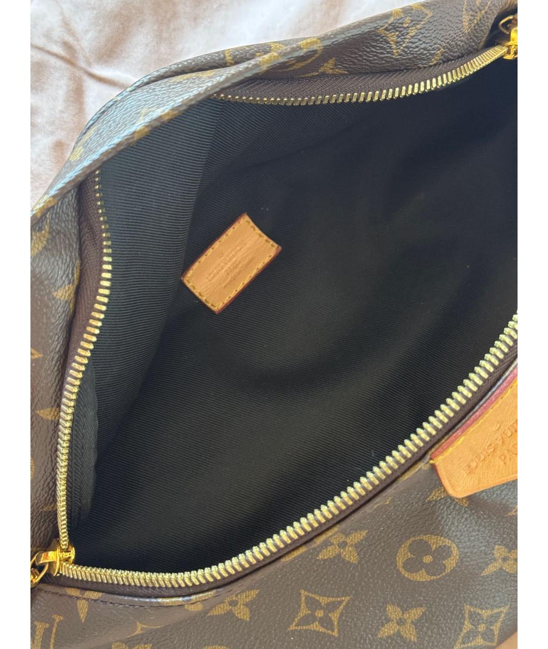 LOUIS VUITTON Коричневая поясная сумка, фото 4