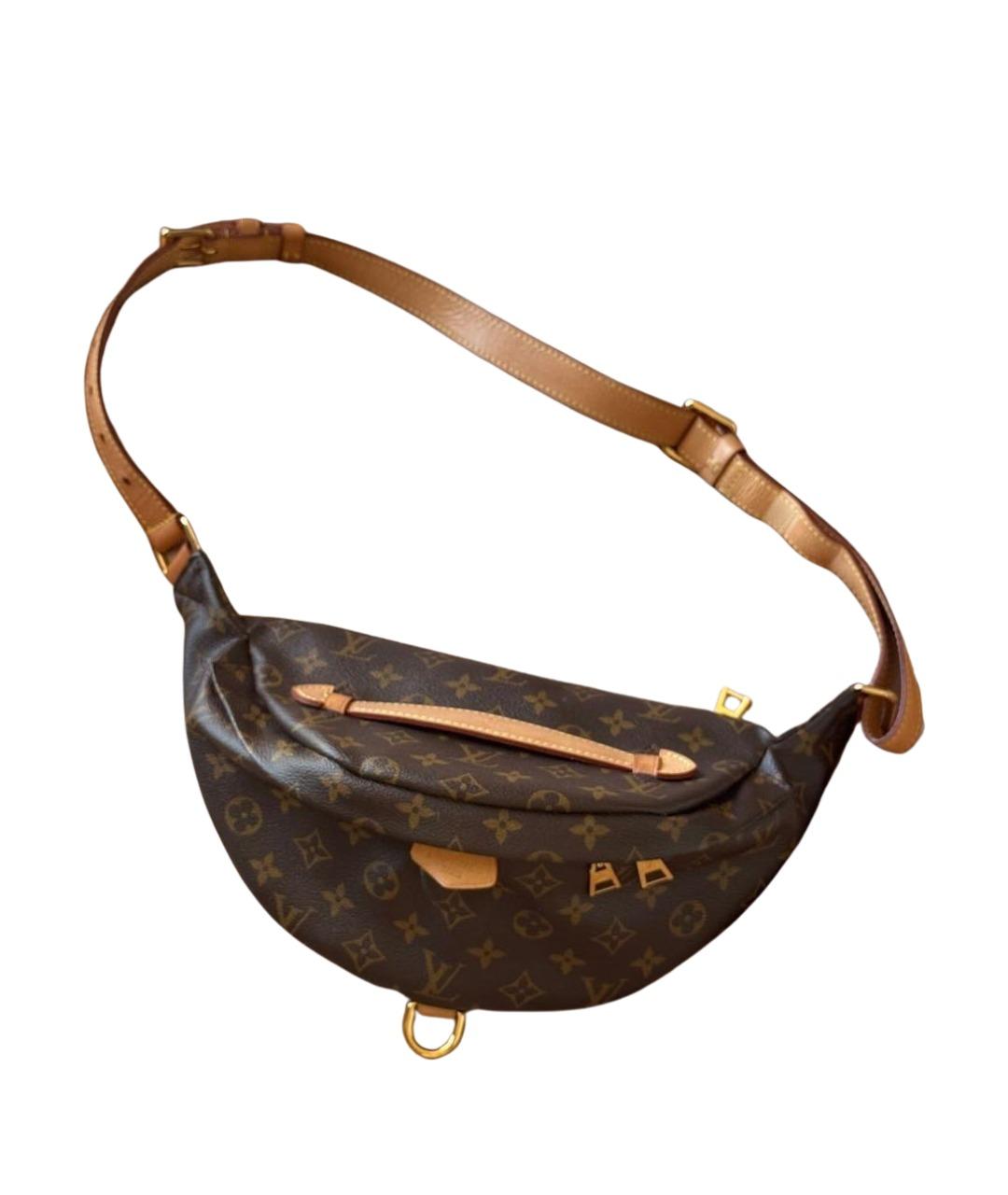 LOUIS VUITTON Коричневая поясная сумка, фото 1