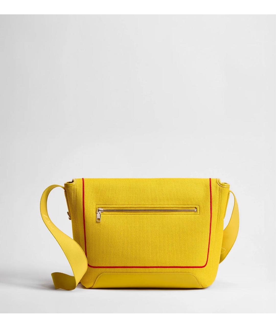 CHRISTIAN DIOR Желтая сумка на плечо, фото 2