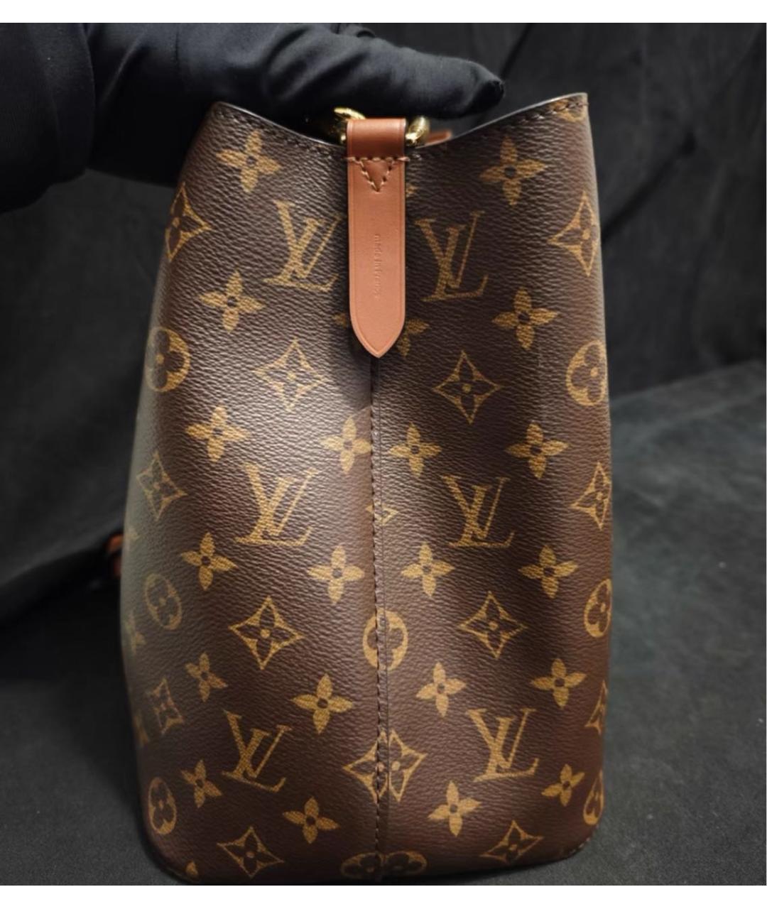 LOUIS VUITTON Коричневая сумка через плечо, фото 4