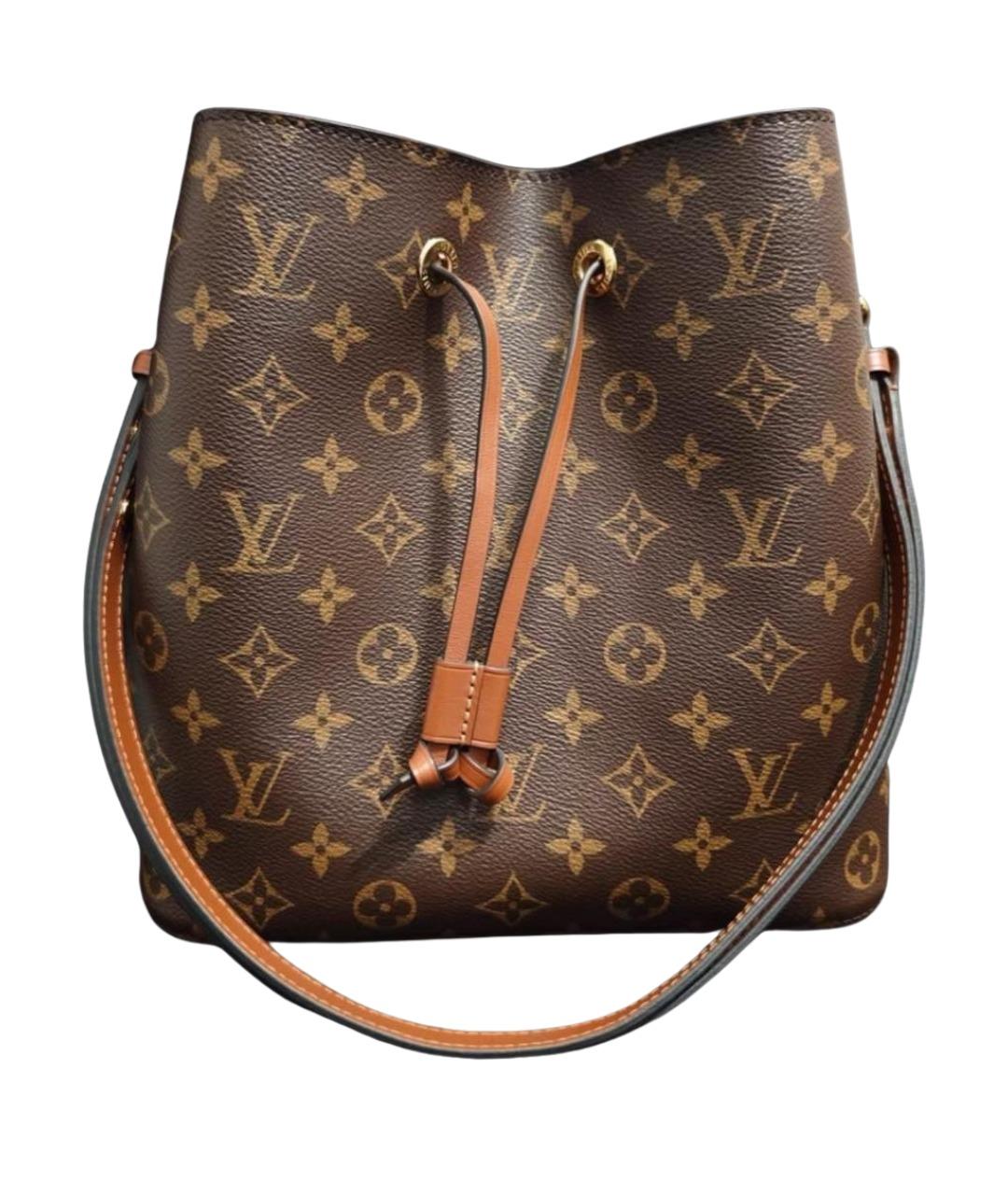 LOUIS VUITTON Коричневая сумка через плечо, фото 1