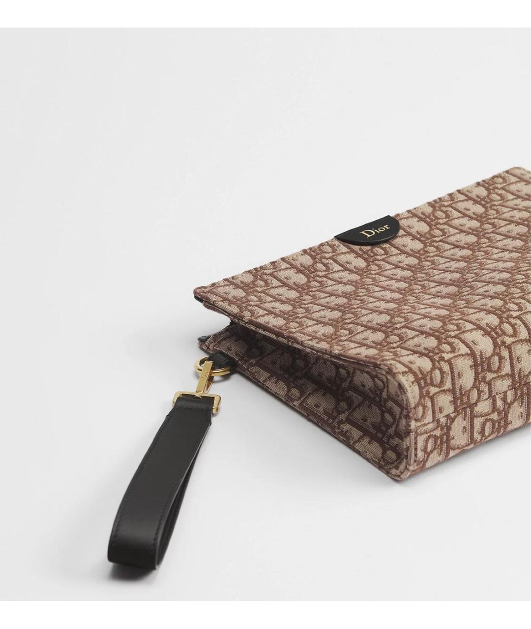 CHRISTIAN DIOR Коричневый кошелек, фото 4