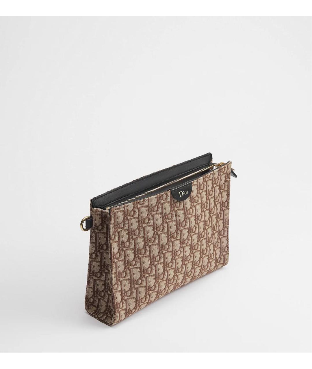 CHRISTIAN DIOR Коричневый кошелек, фото 2