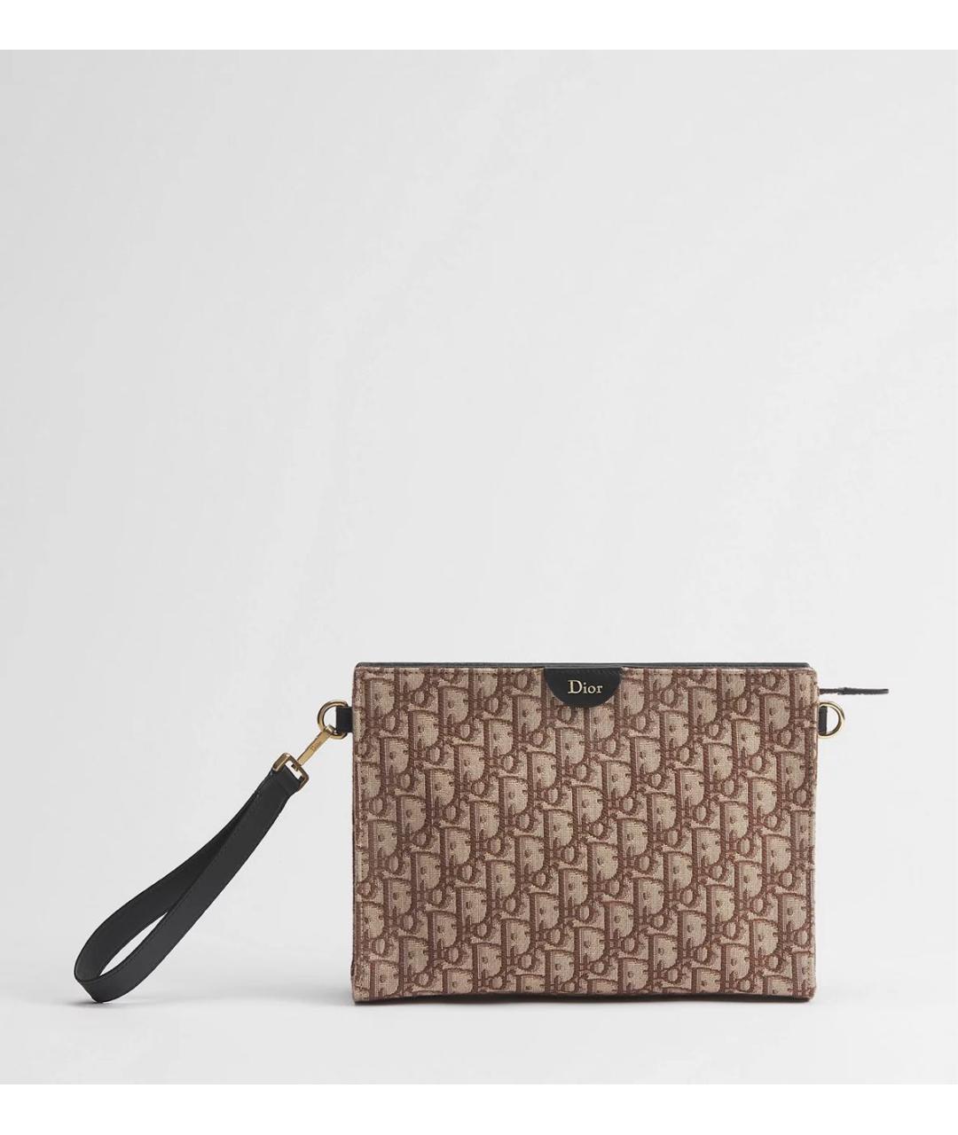 CHRISTIAN DIOR Коричневый кошелек, фото 5