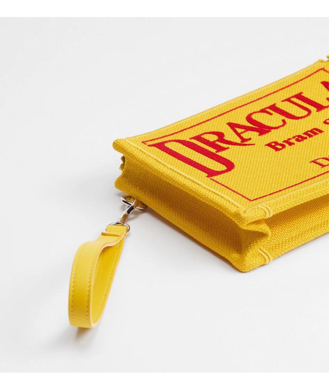 CHRISTIAN DIOR Желтый кошелек, фото 2