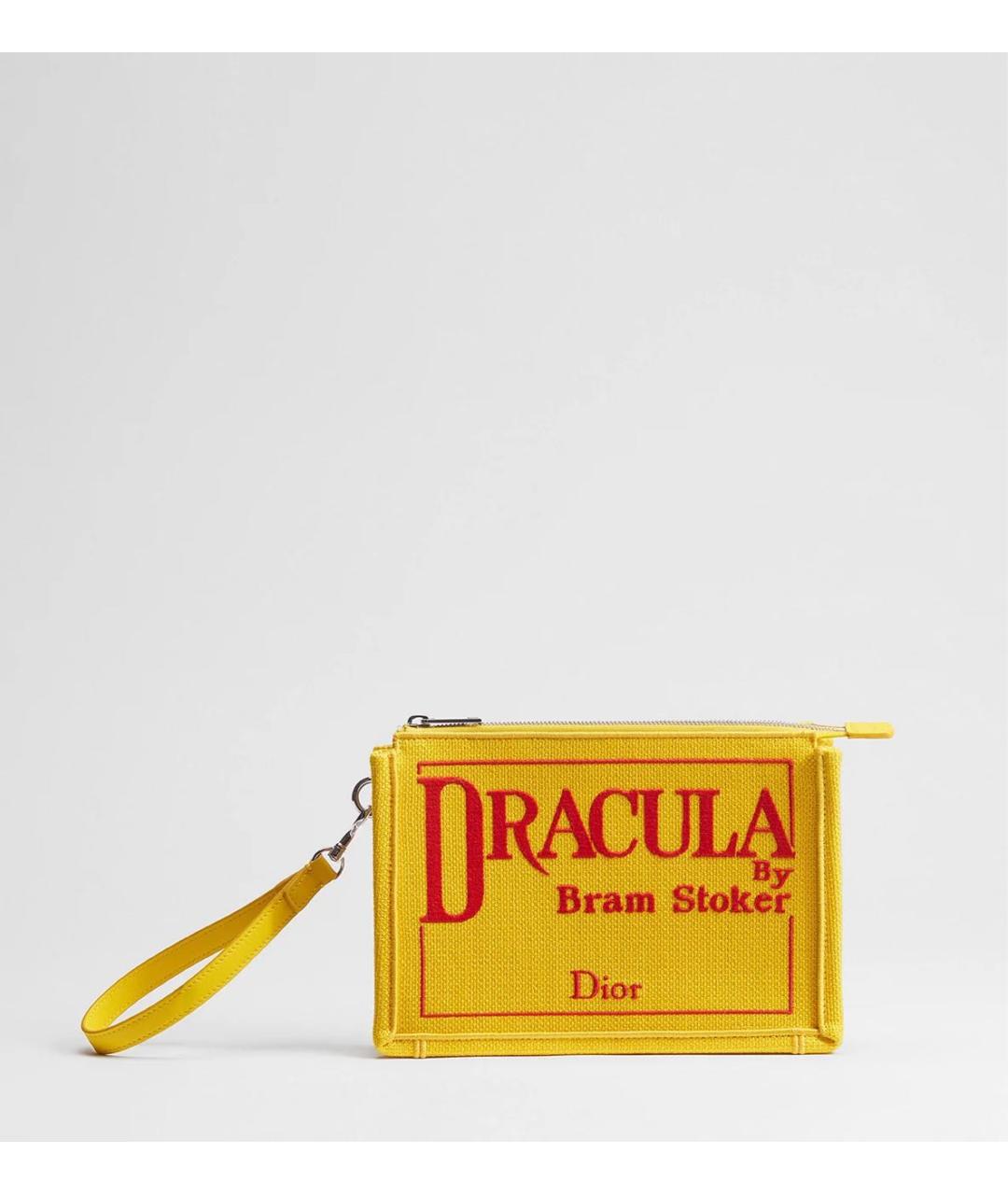CHRISTIAN DIOR Желтый кошелек, фото 5