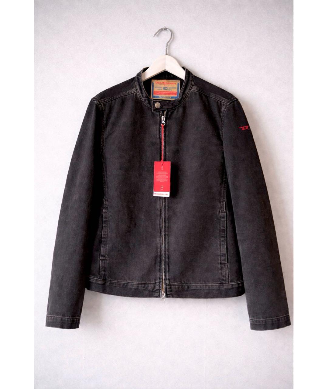 DIESEL Черная хлопковая куртка, фото 3