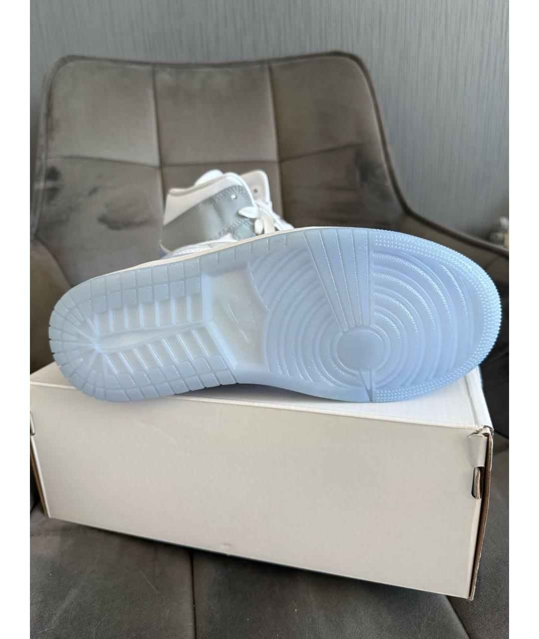 JORDAN Серые бархатные кроссовки, фото 3