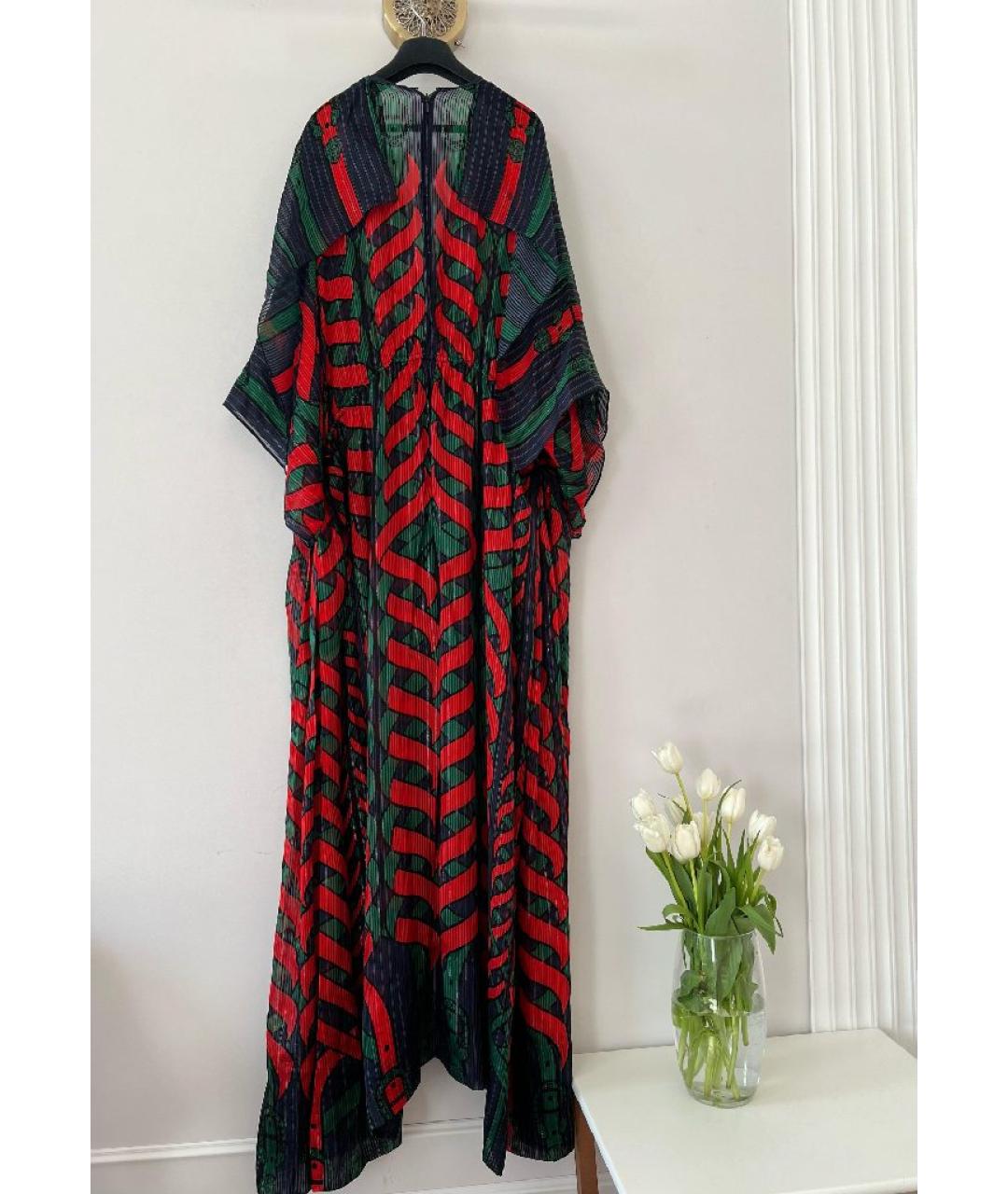 GUCCI Красное вискозное платье, фото 2