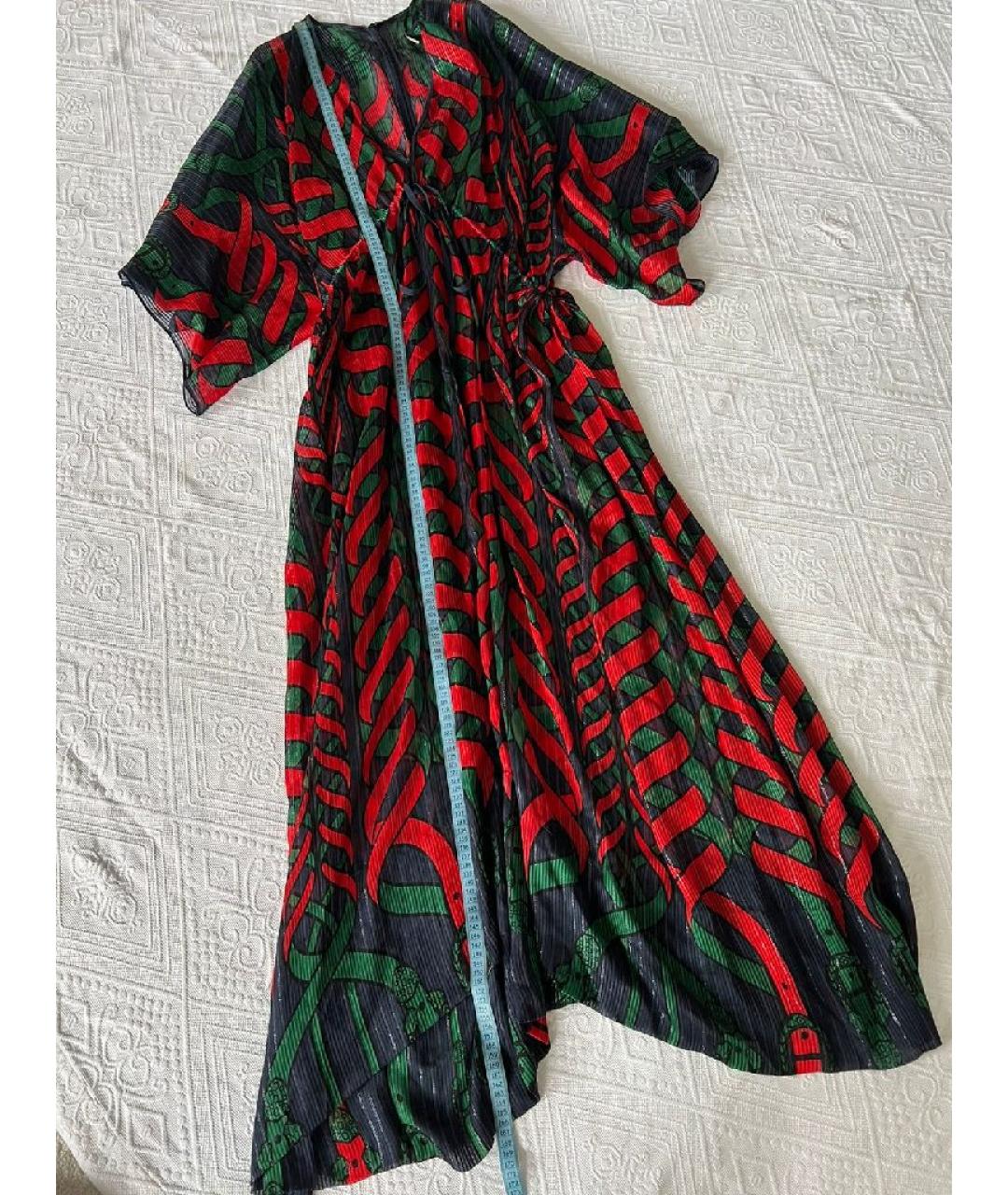 GUCCI Красное вискозное платье, фото 5