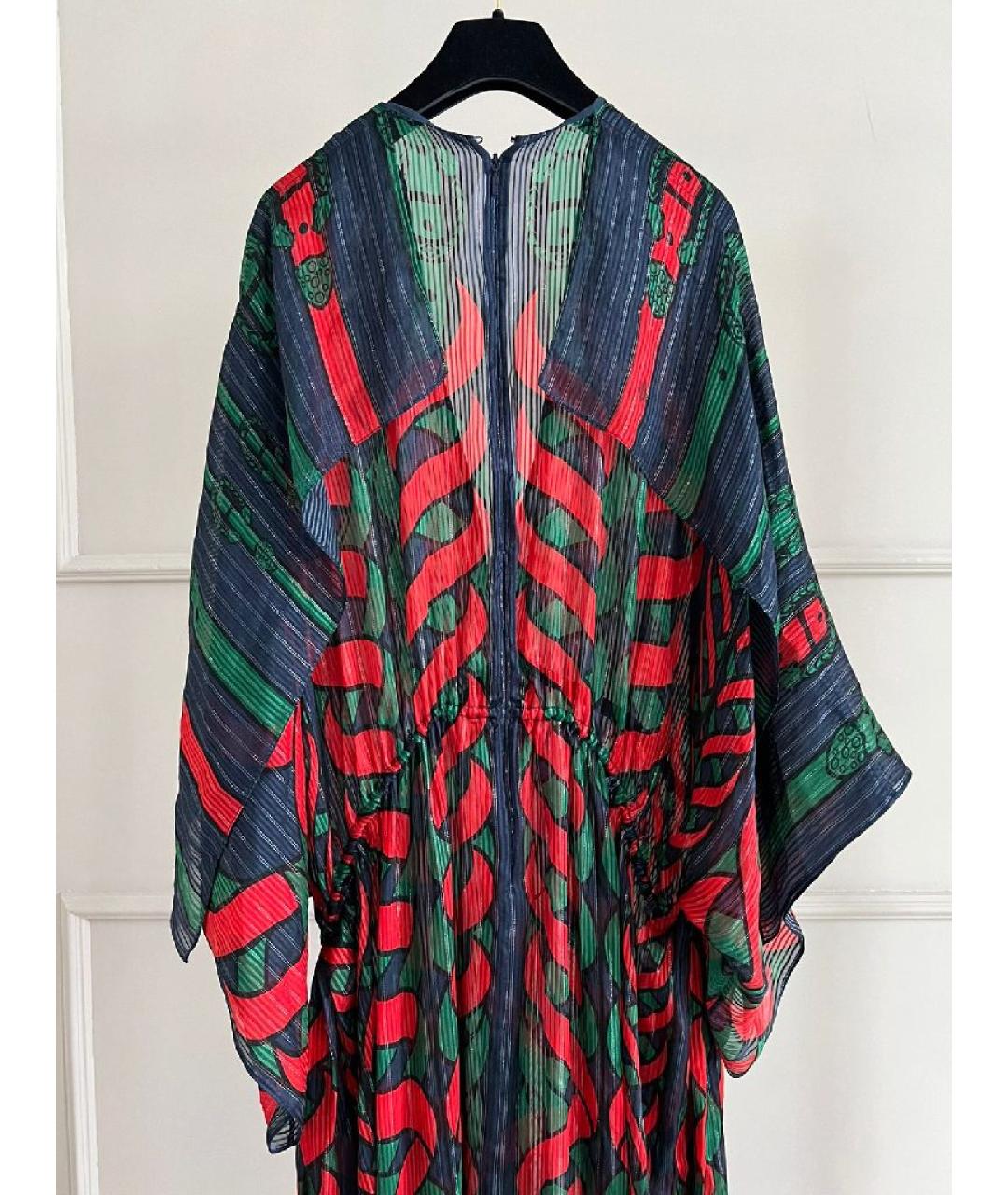 GUCCI Красное вискозное платье, фото 4