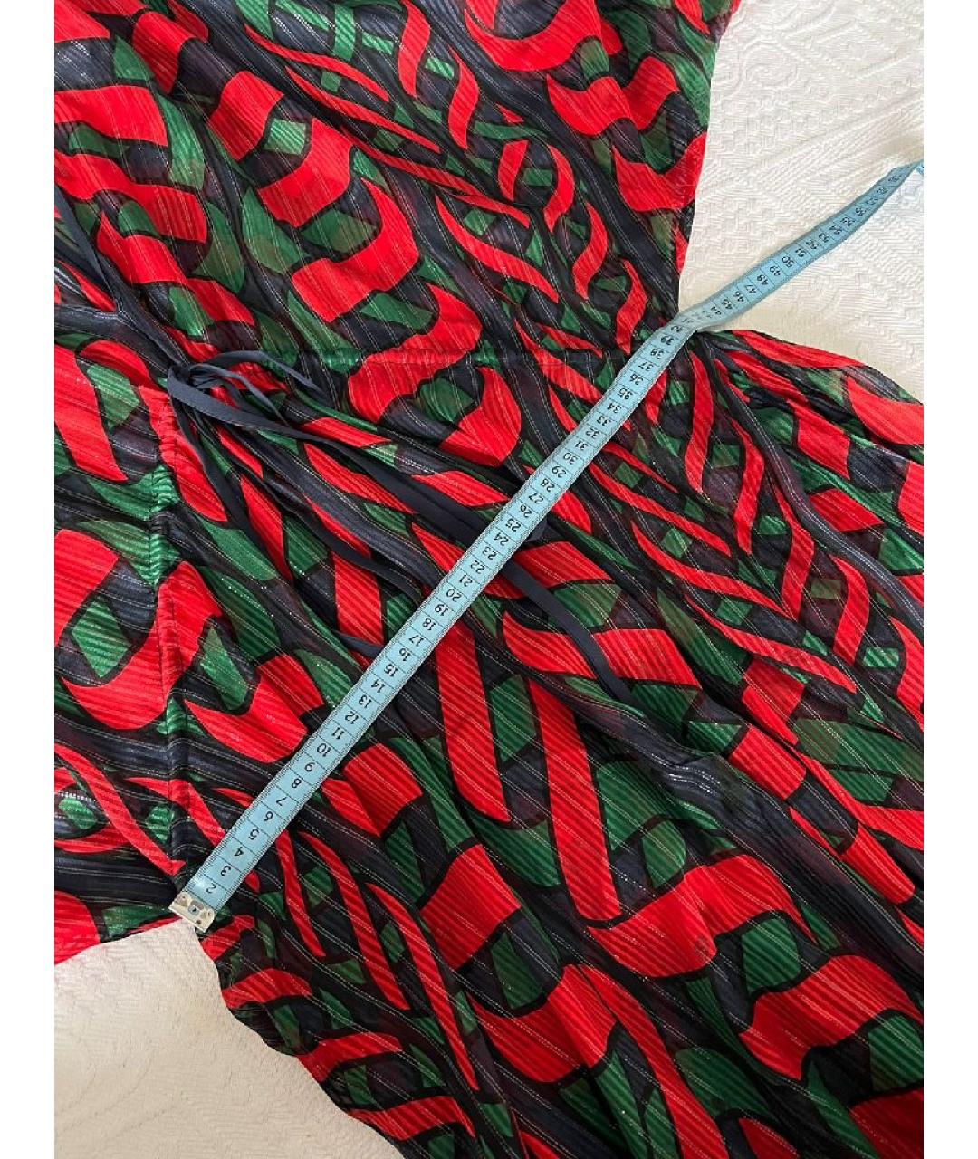 GUCCI Красное вискозное платье, фото 6