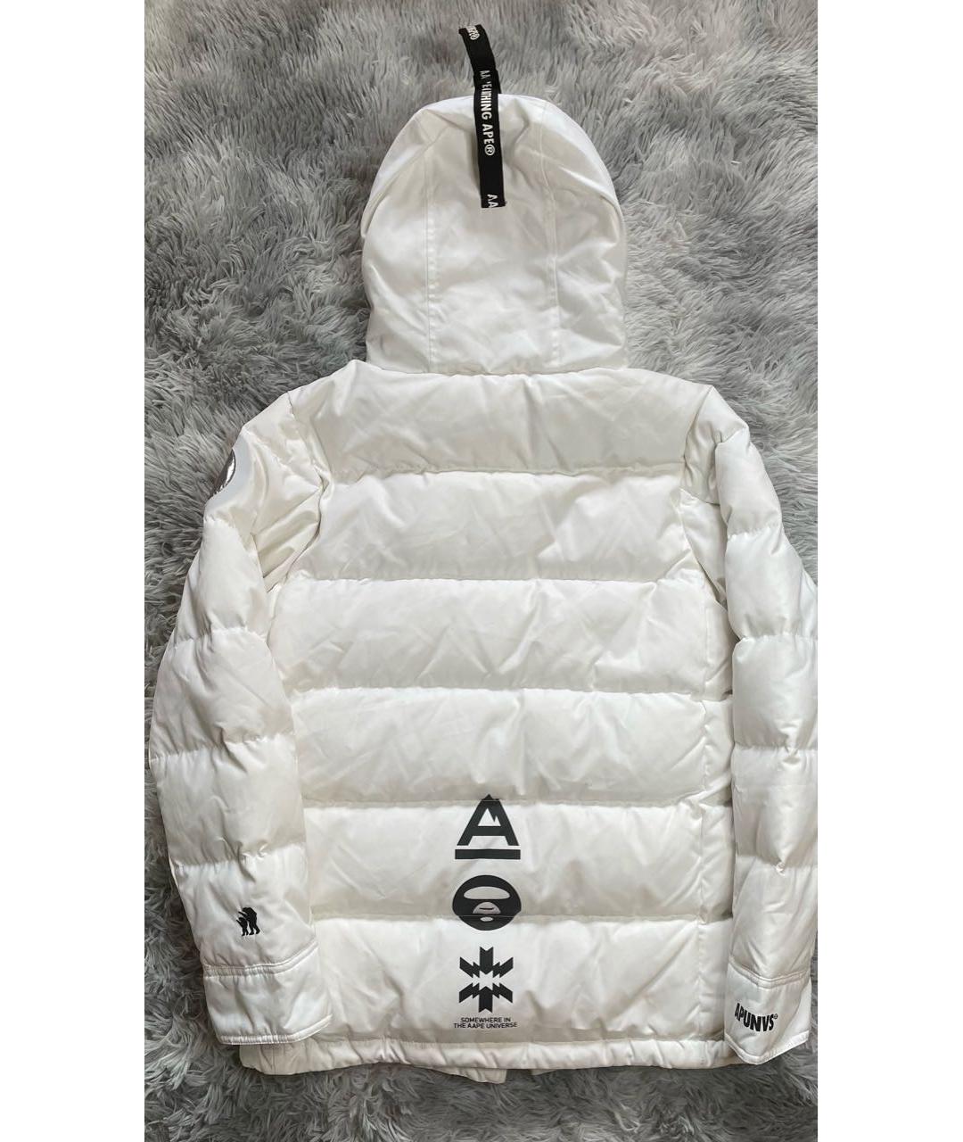A BATHING APE Белый пуховик, фото 2