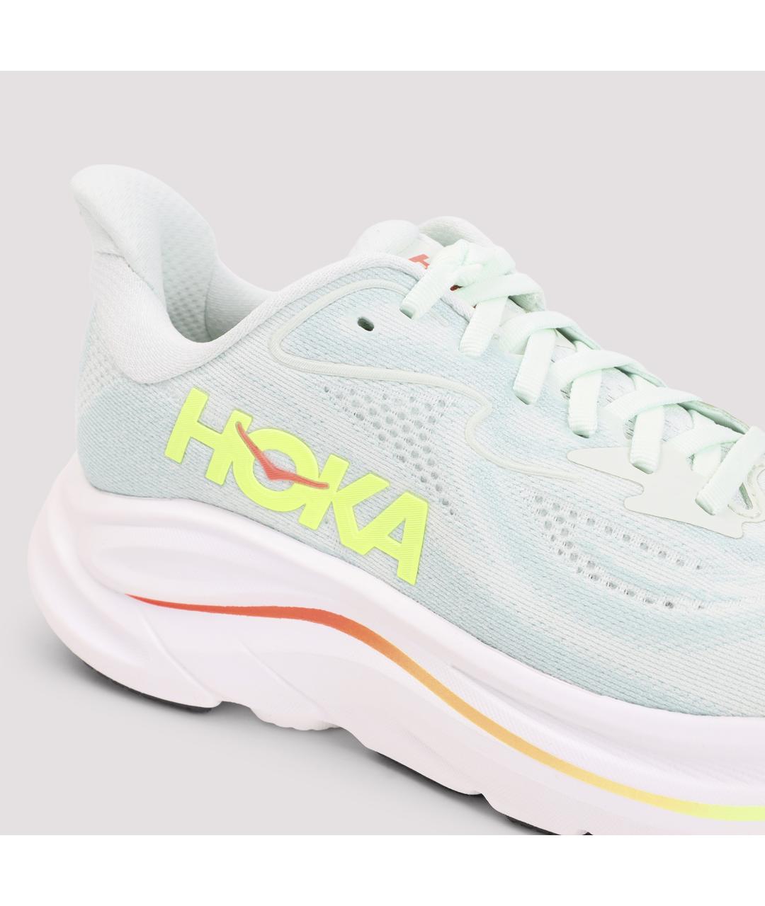 HOKA Голубые текстильные кроссовки, фото 5