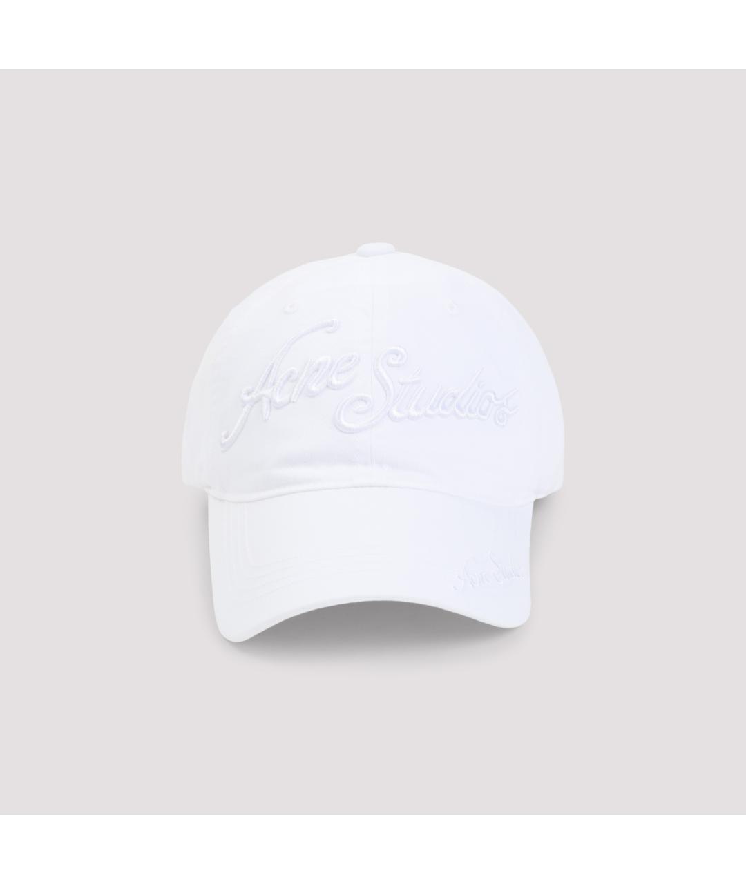 ACNE STUDIOS Белая хлопковая кепка, фото 4