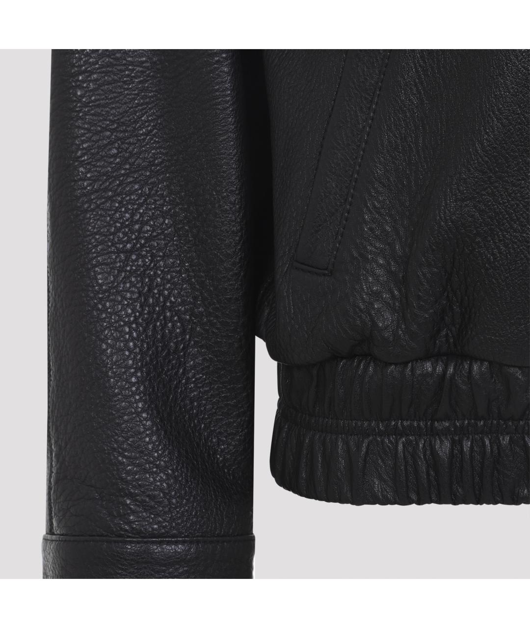 ACNE STUDIOS Черная кожаная куртка, фото 4