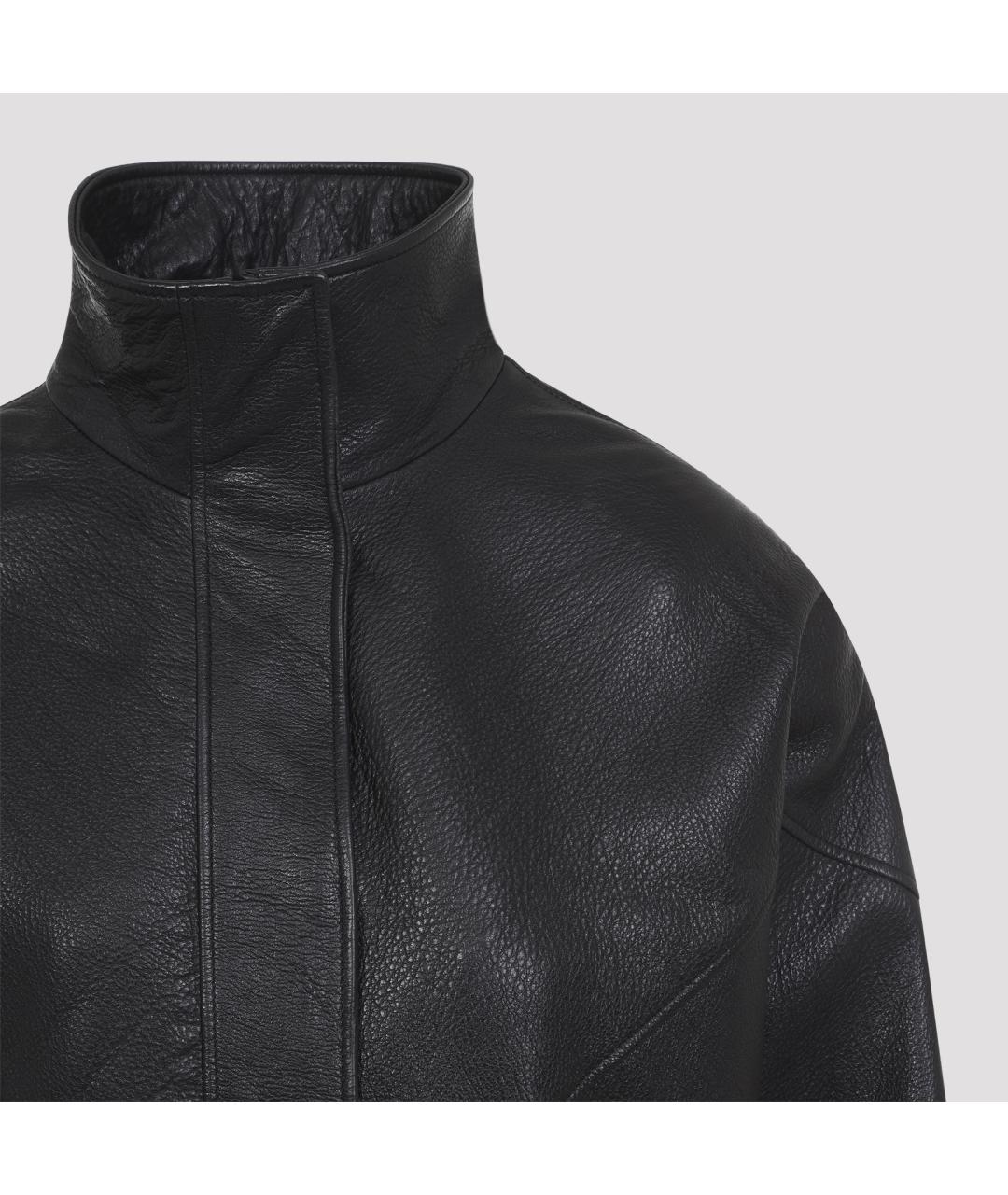 ACNE STUDIOS Черная кожаная куртка, фото 5