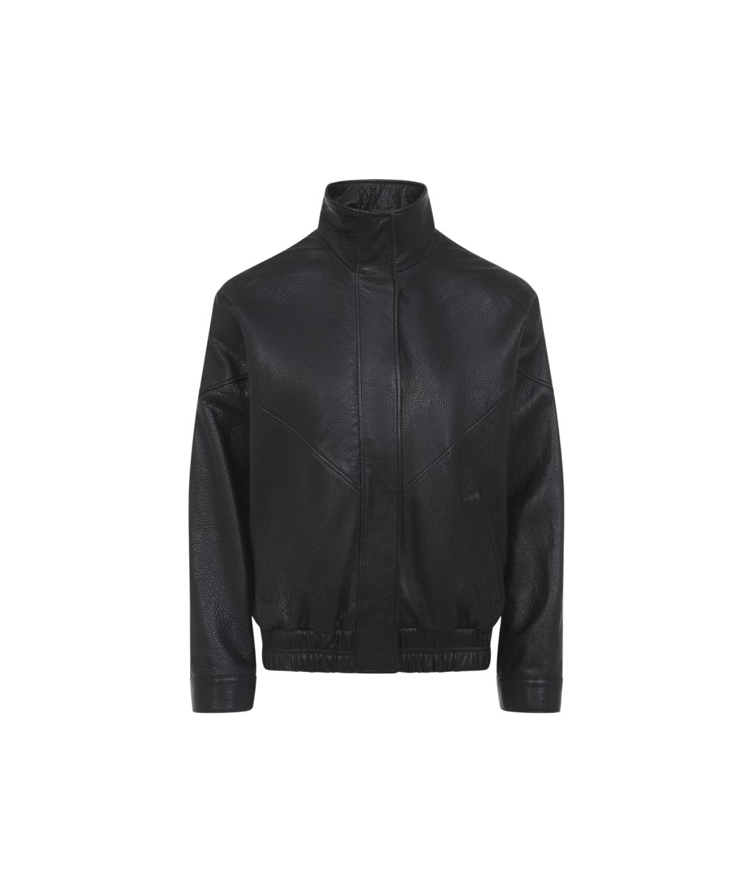 ACNE STUDIOS Черная кожаная куртка, фото 1